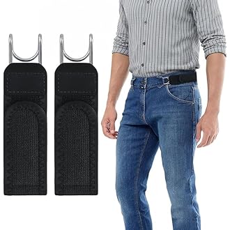 Metal Hook Elastic Belt – No Buckle Stretch Belt for Men & Women