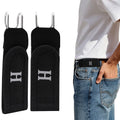 Metal Hook Elastic Belt – No Buckle Stretch Belt for Men & Women