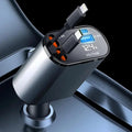 4-In-1 Retractable Car Charger