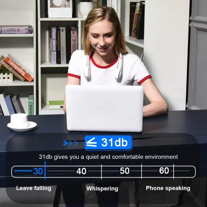 Neck Fan Portable Bladeless Cooler