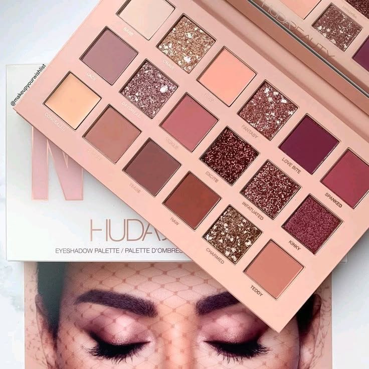 Huda Beauty Nude Eyeshadow Palette – Natural & Glam Shades