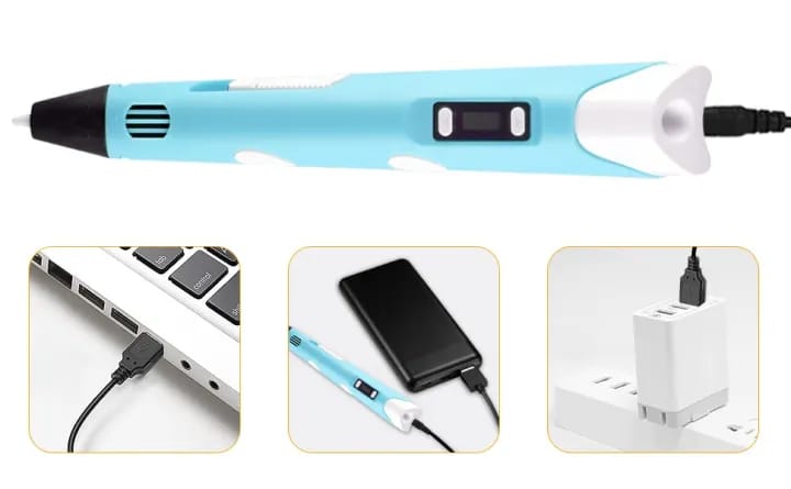 3D Printing Pen with LCD Display ✨✏️