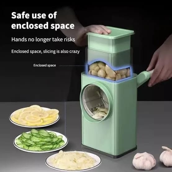 3 in 1 Manual Vegetable Slicer Roller