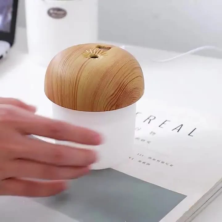Portable Mini Air Humidifier with Colorful LED Lights