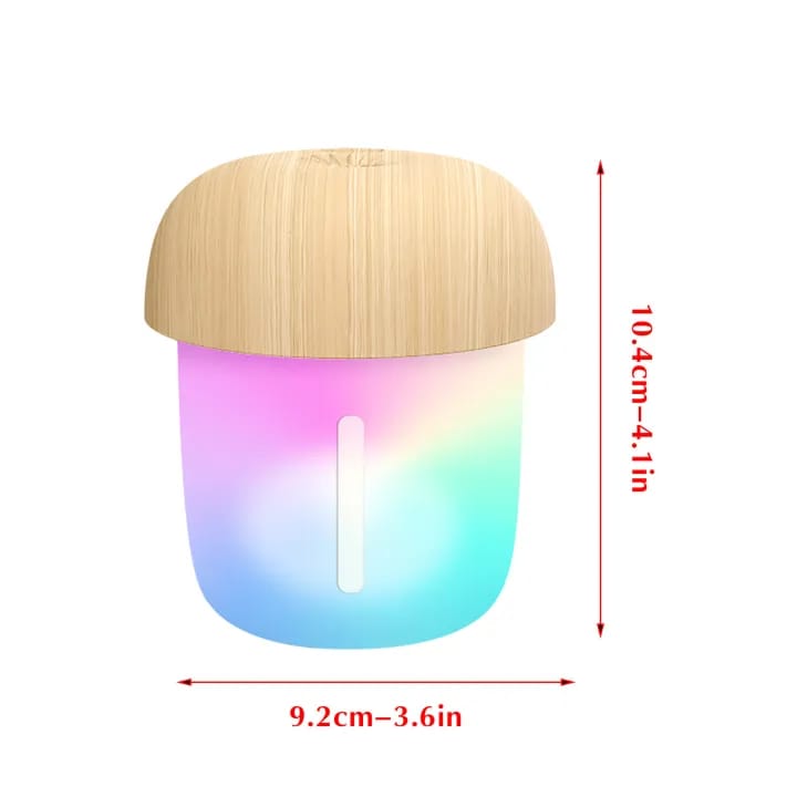 Portable Mini Air Humidifier with Colorful LED Lights