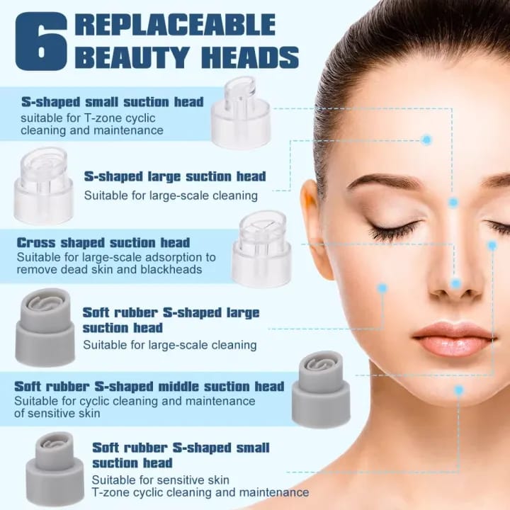 TYMO Bubble Facial Blackhead Removal Vacuum Face Cleaner