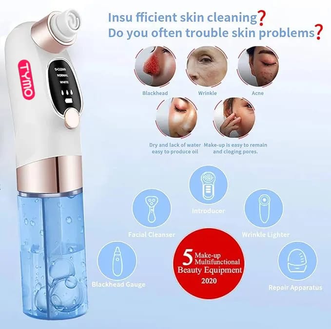 TYMO Bubble Facial Blackhead Removal Vacuum Face Cleaner