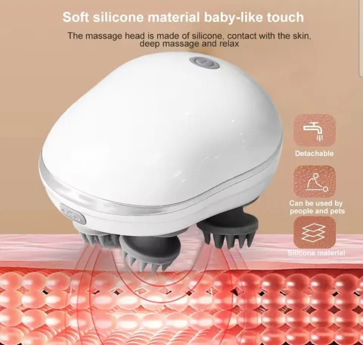 Heated Electric Scalp Massager Brush