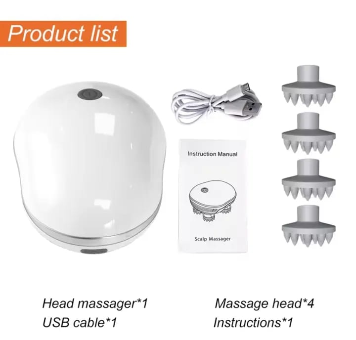 Heated Electric Scalp Massager Brush