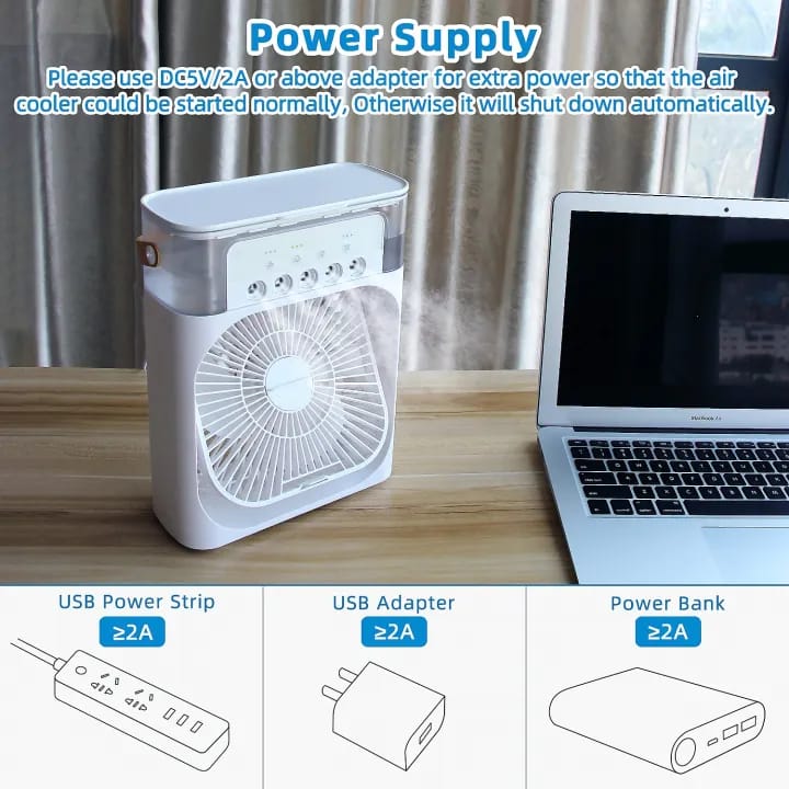 Portable Mini Air Cooler Fan