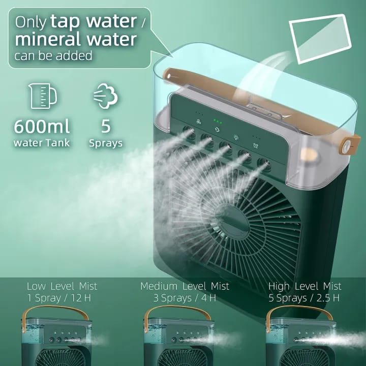 Portable Mini Air Cooler Fan