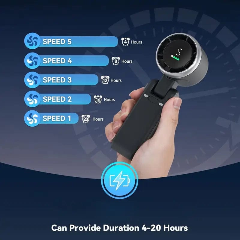 Portable Handheld Turbo Fan 🌀🔥