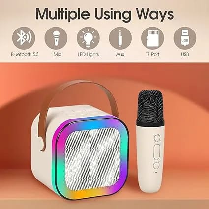 K12 Karaoke Wireless Mic Bluetooth Speaker