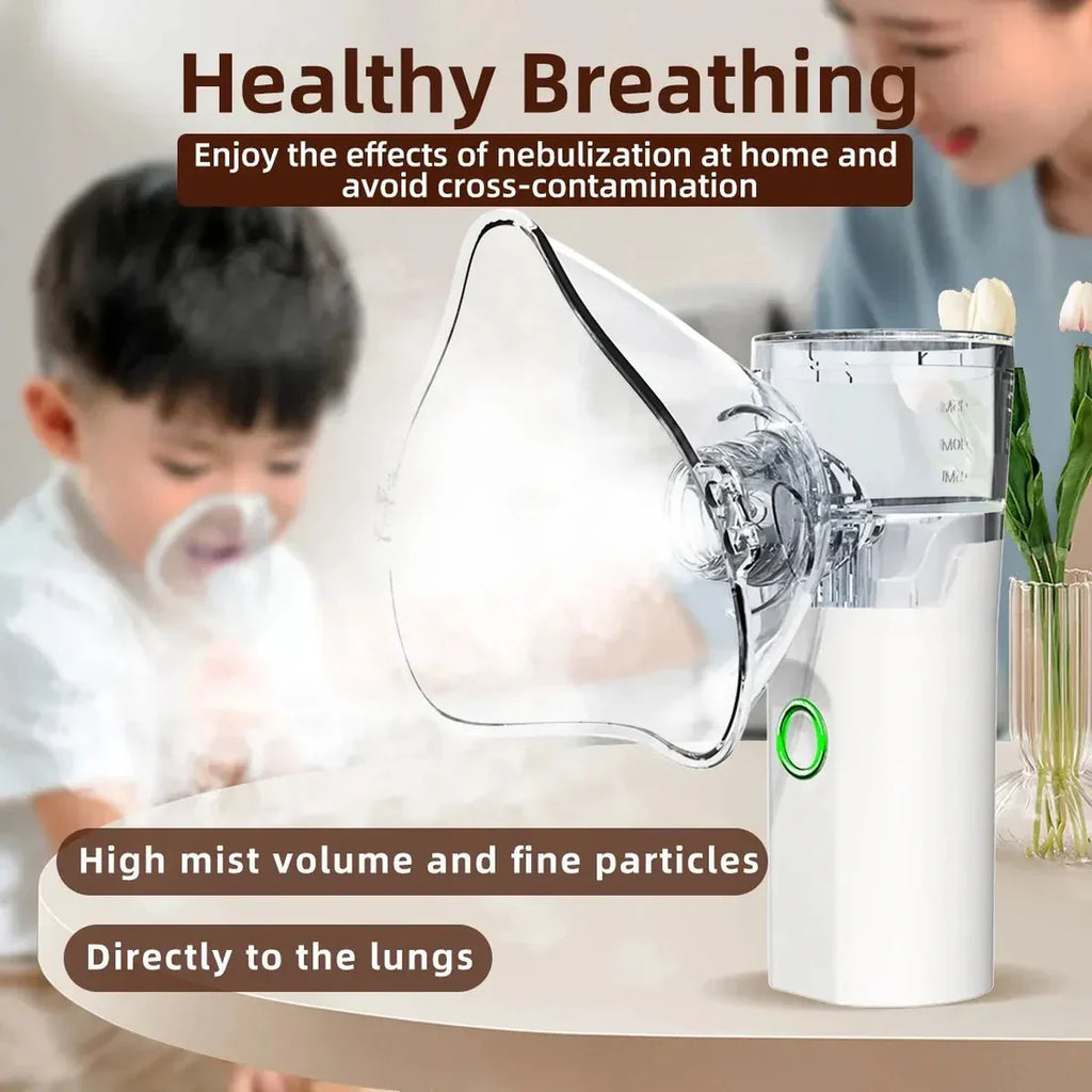 Portable Rechargeable Nebulizer Machine for Kids & Adults🌬️